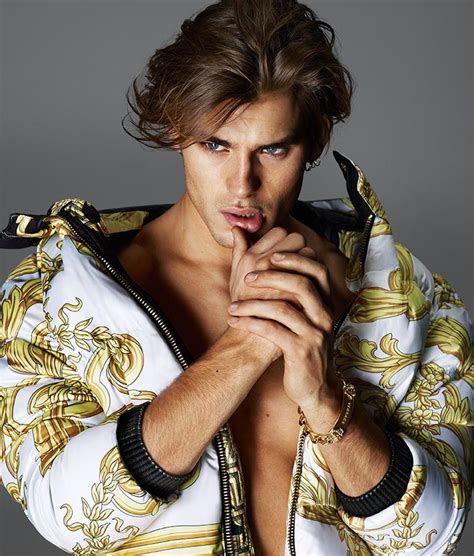 how to be a versace model|versace model male.